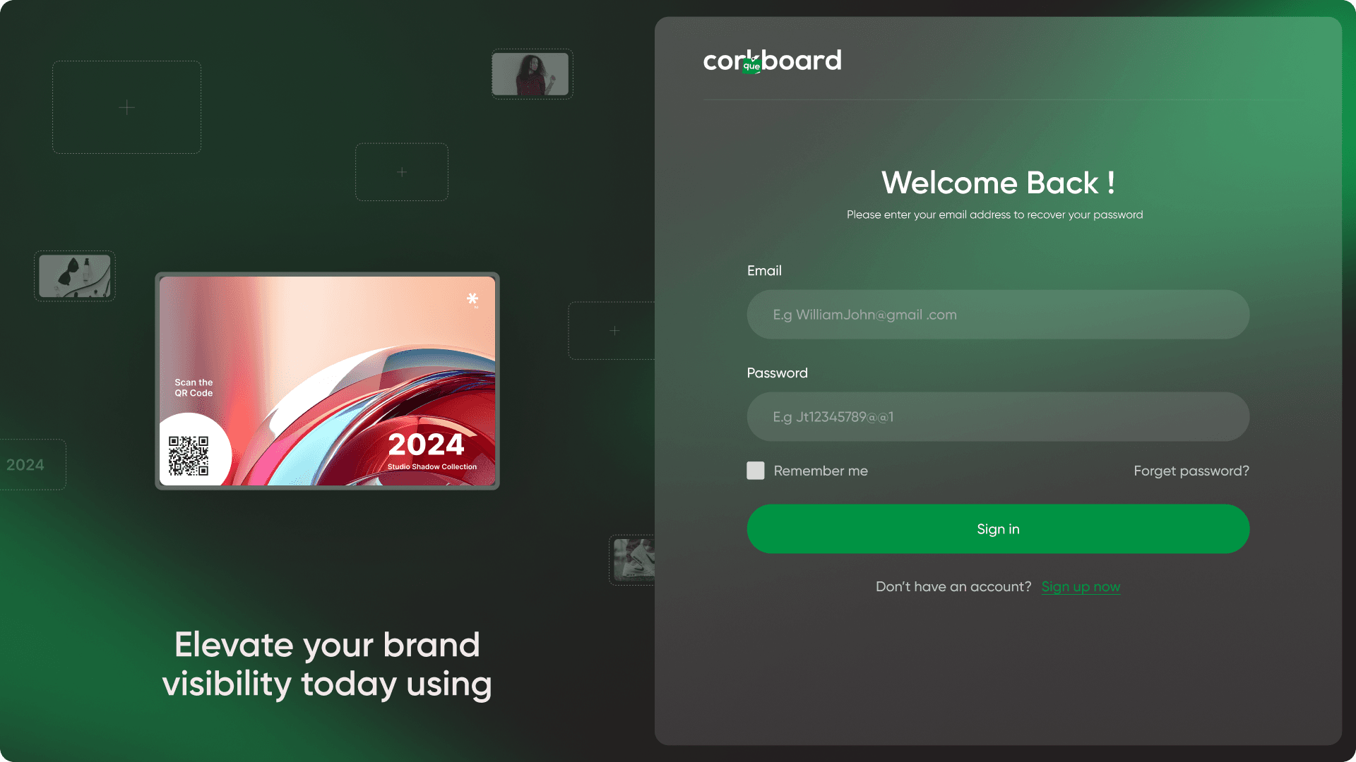 Corqueboard - Digital Signage Platform