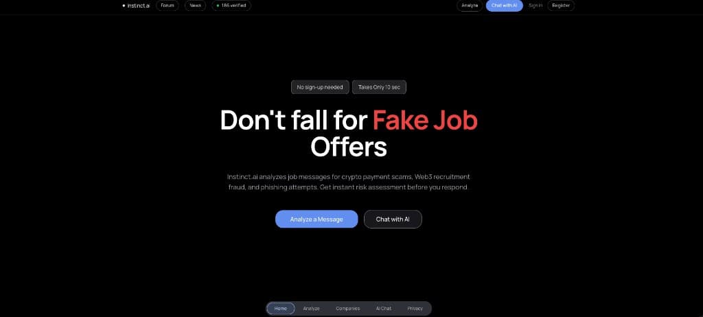 Instinct.ai - Job Scam Scanner
