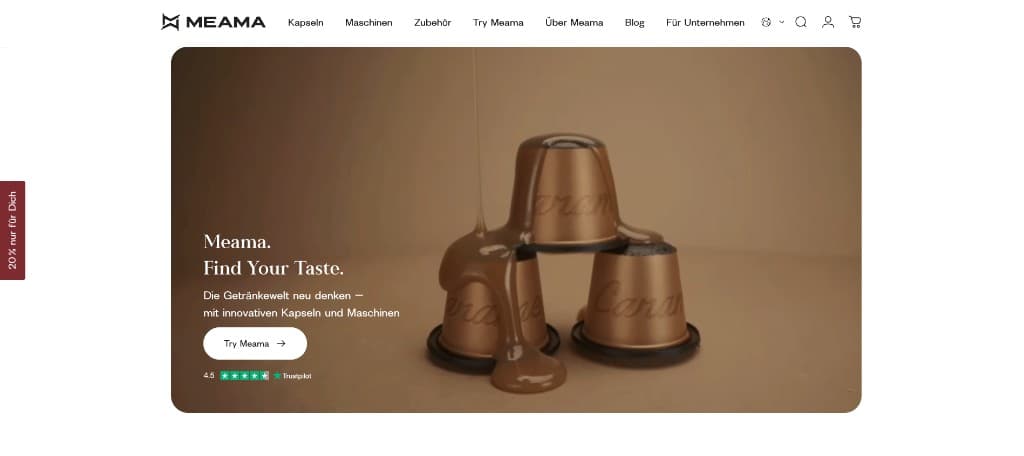 MEAMA Germany E-Commerce Website